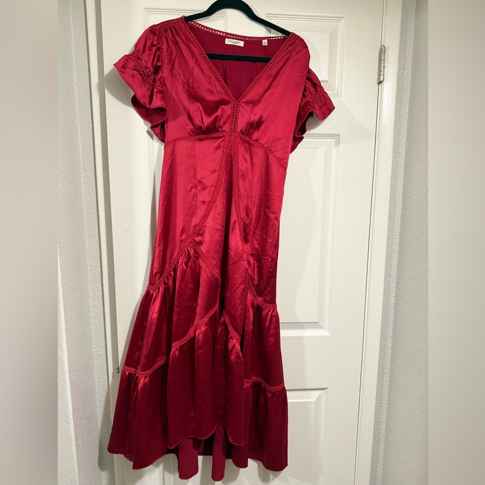 Max Studio Vibrant Red Maxi Dress